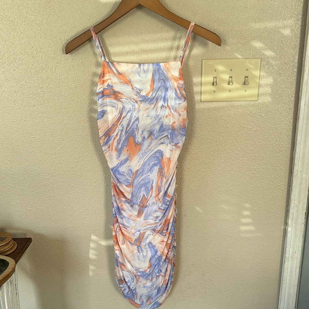 Patterned Bodycon Dress